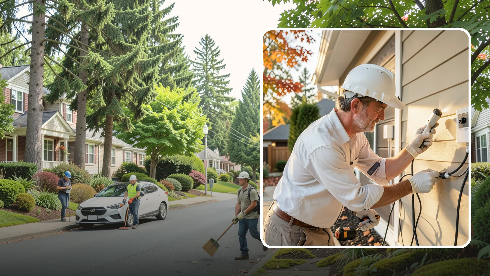 Landscape Lighting Wiring in Beaux Arts Village, King County, WA - We install low-voltage wiring and transformers for landscape, pathway, and outdoor accent lighting.