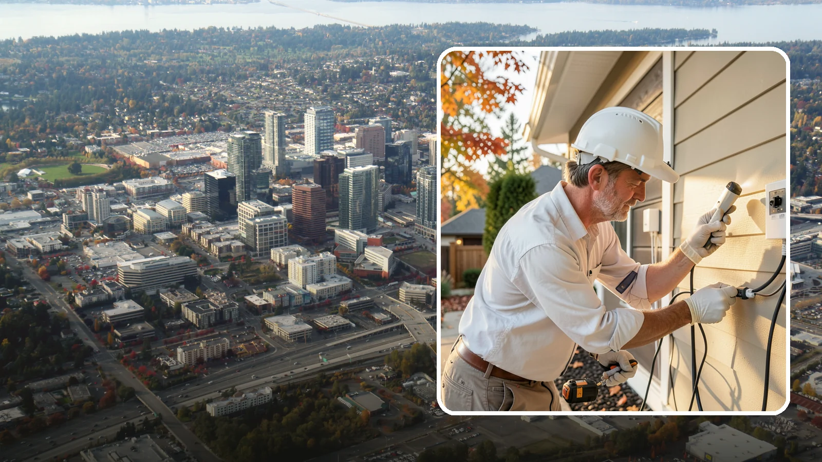 Landscape Lighting Wiring in Bellevue, King County, WA - We install low-voltage wiring and transformers for landscape, pathway, and outdoor accent lighting.