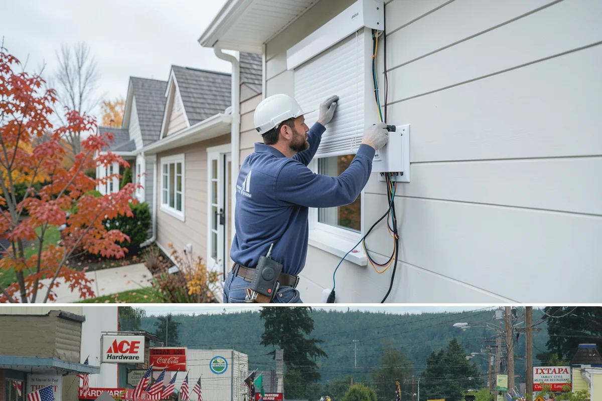 Landscape Lighting Wiring in Carnation, King County, WA - Best installed in the drier months when trenching and burying cable is cleaner and easier.