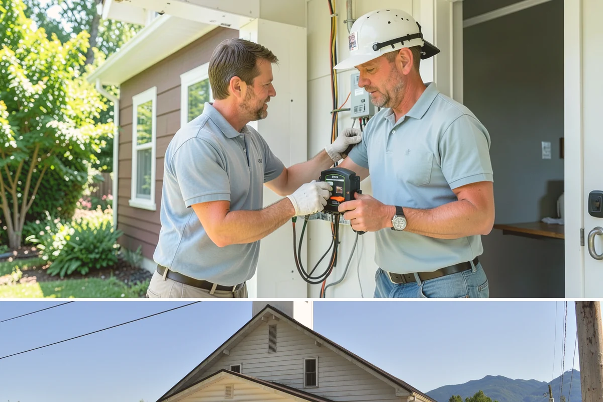 Landscape Lighting Wiring in Concrete, Skagit County, WA - Best installed in the drier months when trenching and burying cable is cleaner and easier.