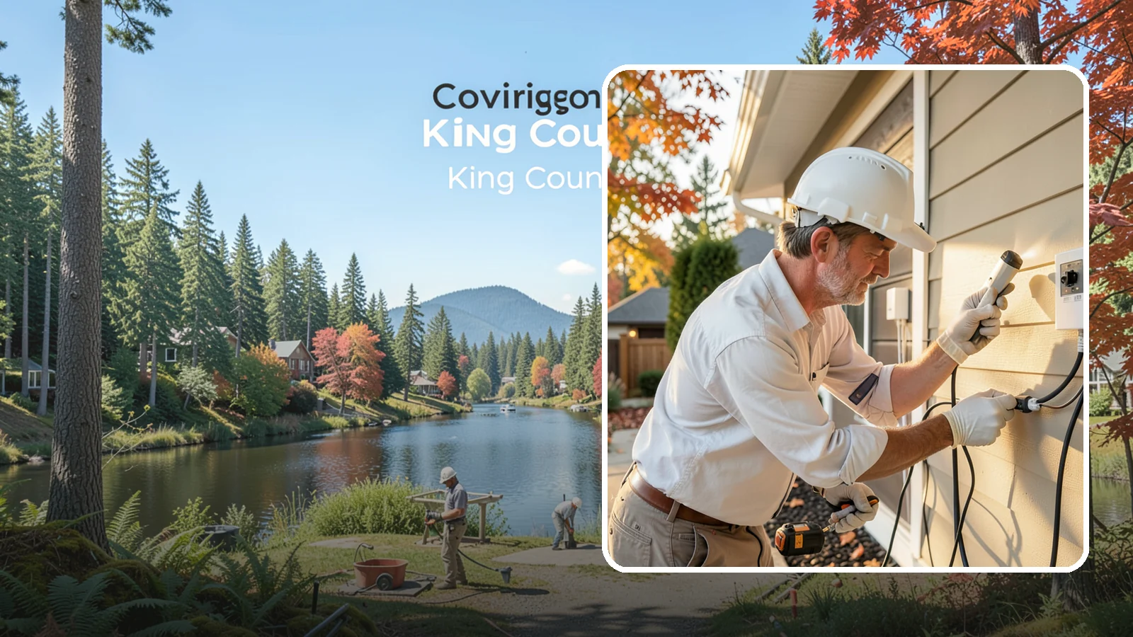 Landscape Lighting Wiring in Covington, King County, WA - We install low-voltage wiring and transformers for landscape, pathway, and outdoor accent lighting.