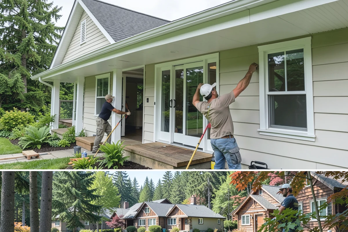 Landscape Lighting Wiring in Edgewood, Pierce County, WA - Best installed in the drier months when trenching and burying cable is cleaner and easier.