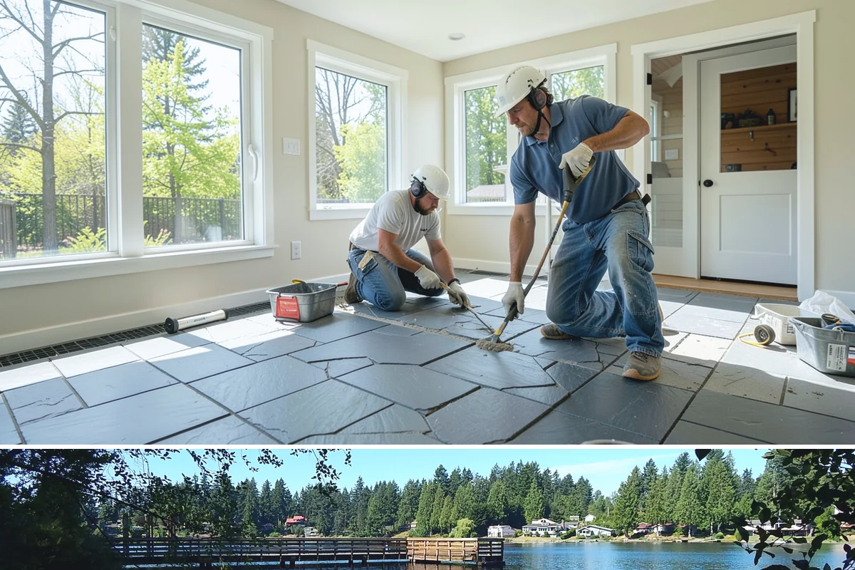 Landscape Lighting Wiring in Federal Way, King County, WA - Best installed in the drier months when trenching and burying cable is cleaner and easier.