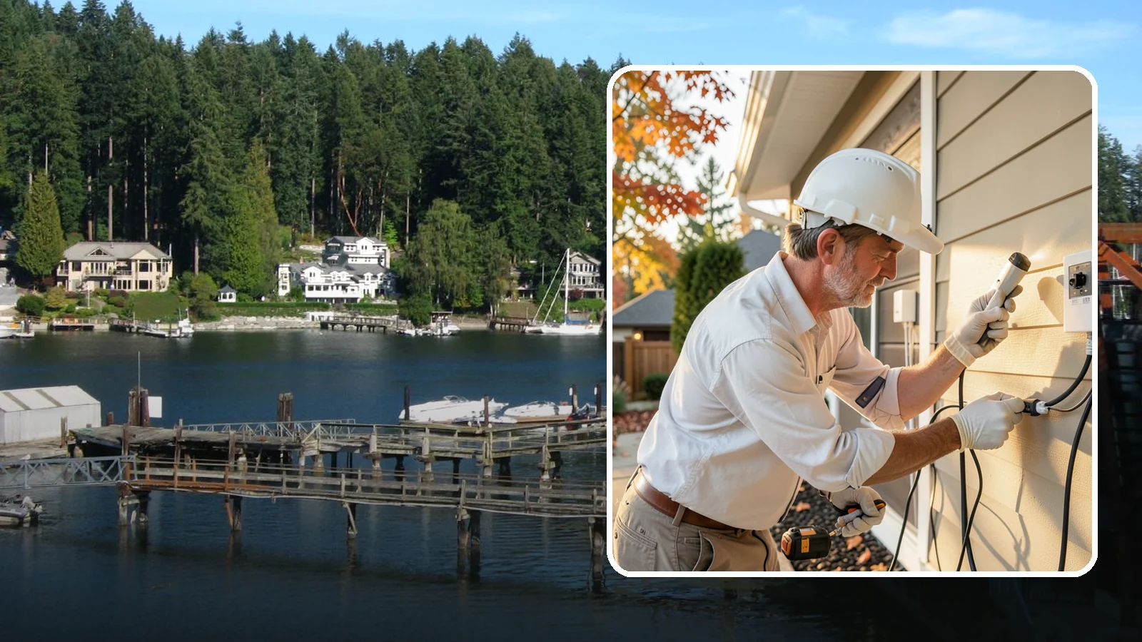 Landscape Lighting Wiring in Gig Harbor, Pierce County, WA - We install low-voltage wiring and transformers for landscape, pathway, and outdoor accent lighting.
