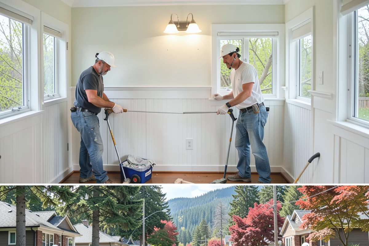 Landscape Lighting Wiring in Hunts Point, King County, WA - Best installed in the drier months when trenching and burying cable is cleaner and easier.