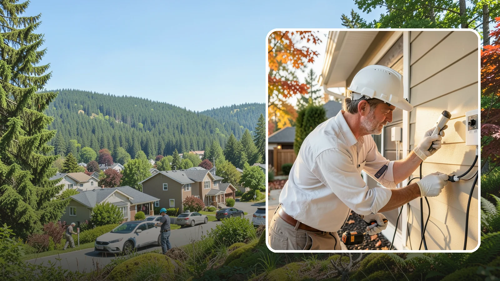 Landscape Lighting Wiring in Index, Snohomish County, WA - We install low-voltage wiring and transformers for landscape, pathway, and outdoor accent lighting.