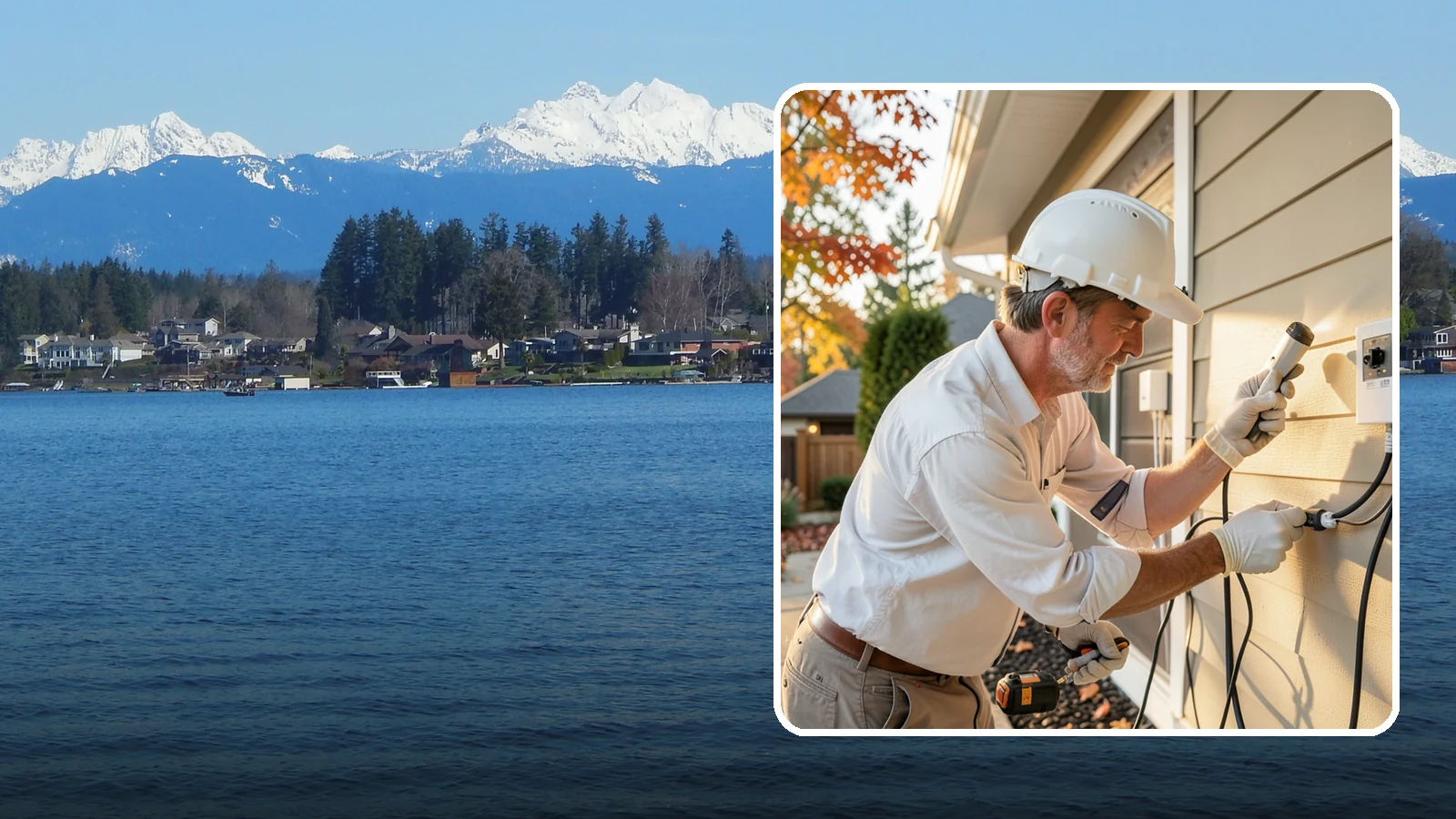 Landscape Lighting Wiring in Lake Stevens, Snohomish County, WA - We install low-voltage wiring and transformers for landscape, pathway, and outdoor accent lighting.