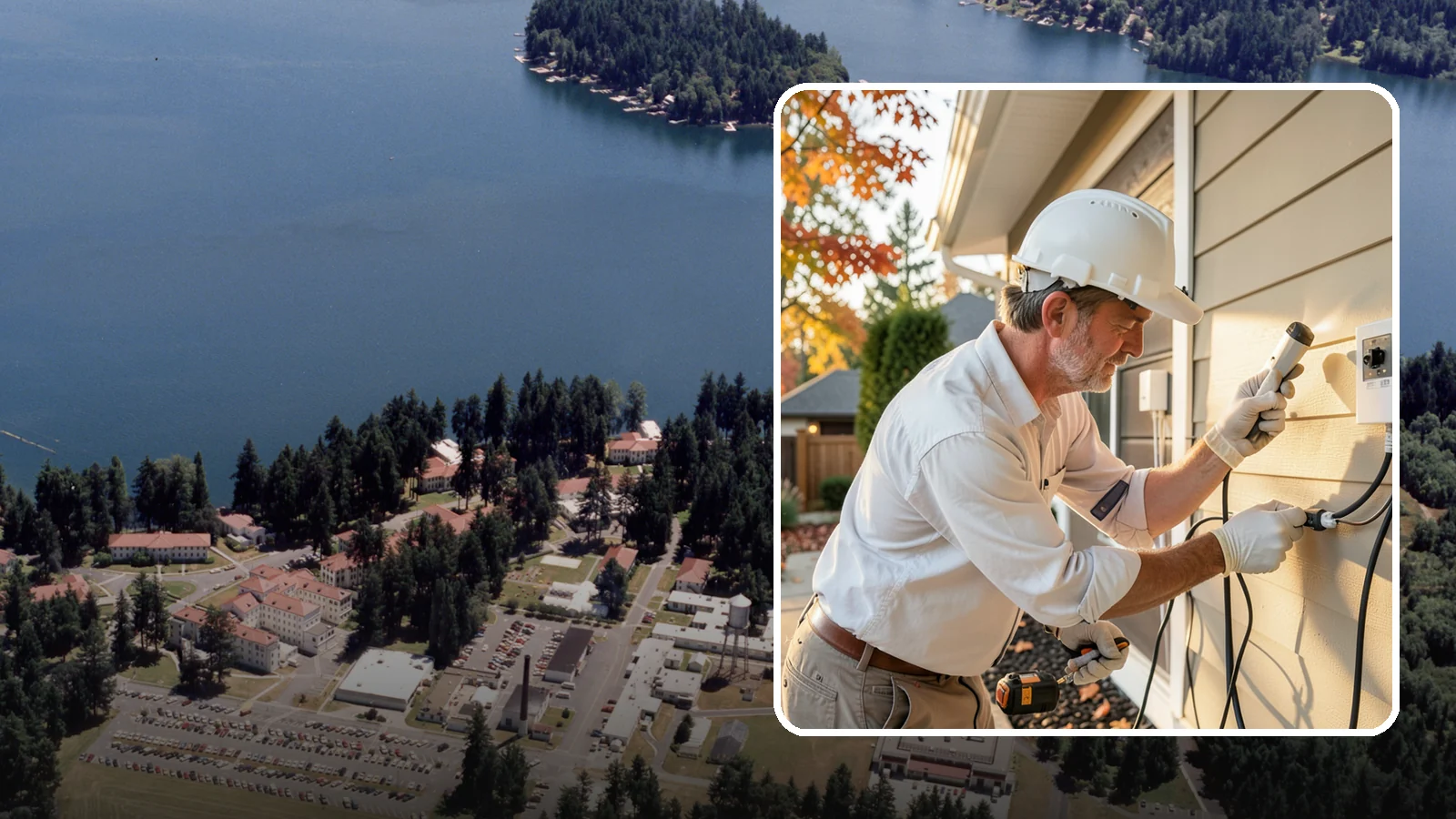 Landscape Lighting Wiring in Lakewood, Pierce County, WA - We install low-voltage wiring and transformers for landscape, pathway, and outdoor accent lighting.