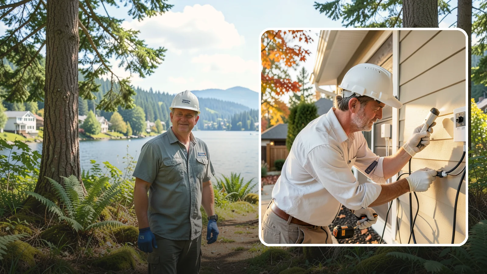 Landscape Lighting Wiring in Milton, King County, WA - We install low-voltage wiring and transformers for landscape, pathway, and outdoor accent lighting.