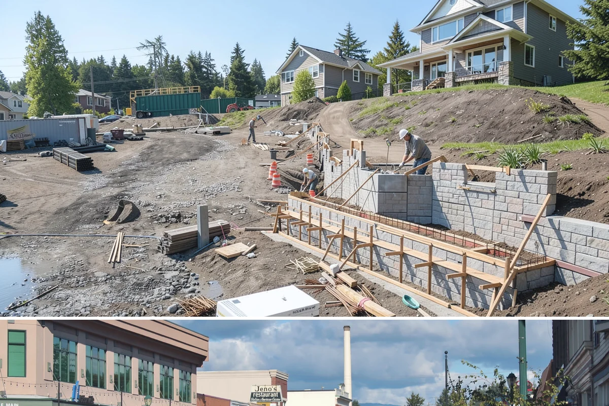 Landscape Lighting Wiring in Monroe, Snohomish County, WA - Best installed in the drier months when trenching and burying cable is cleaner and easier.