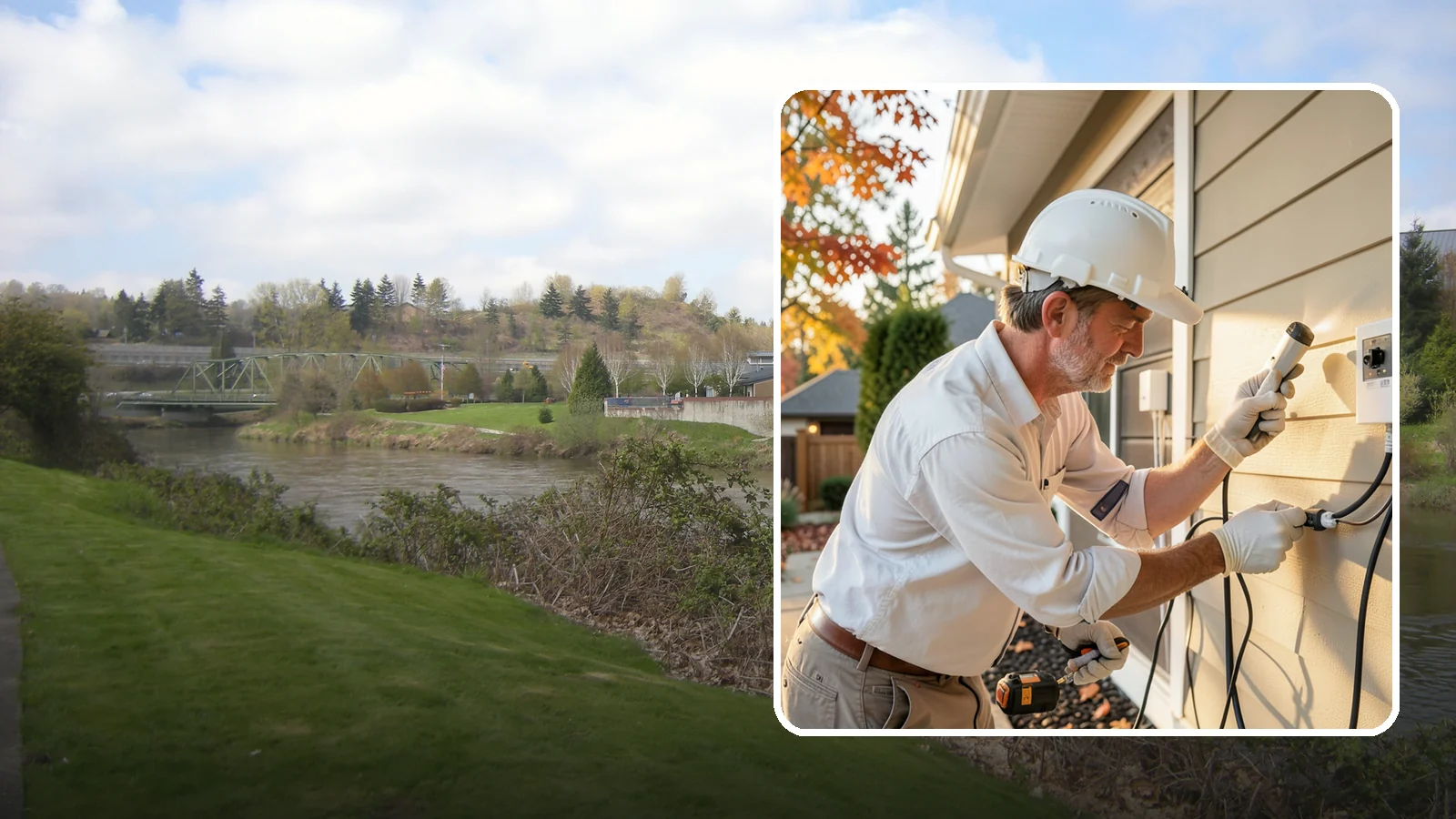 Landscape Lighting Wiring in Tukwila, King County, WA - We install low-voltage wiring and transformers for landscape, pathway, and outdoor accent lighting.