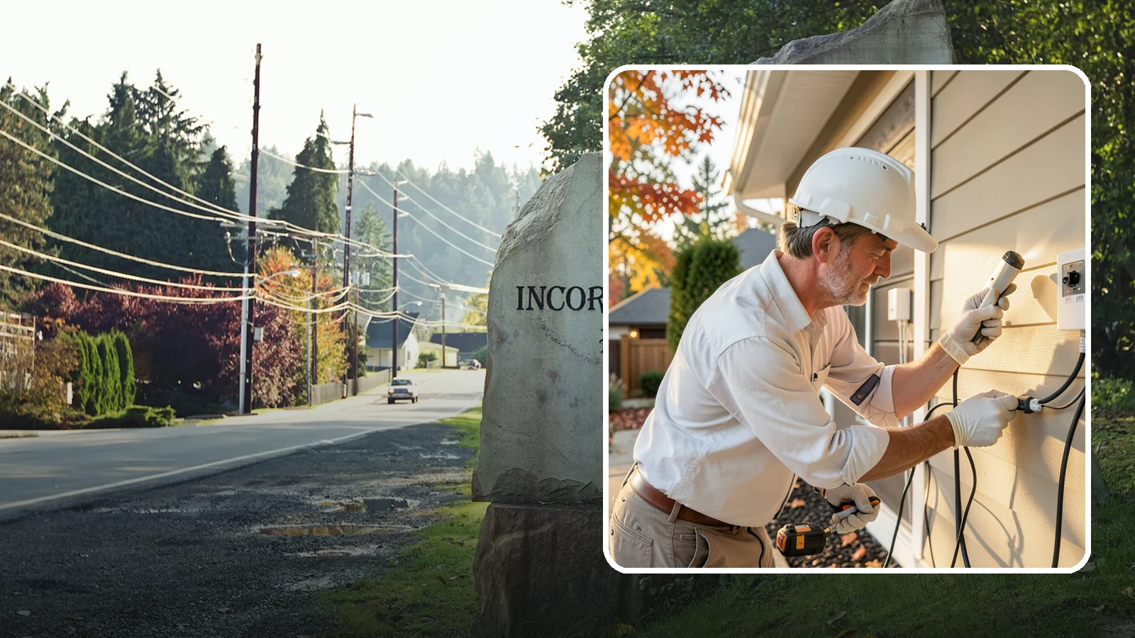 Landscape Lighting Wiring in Wilkeson, Pierce County, WA - We install low-voltage wiring and transformers for landscape, pathway, and outdoor accent lighting.