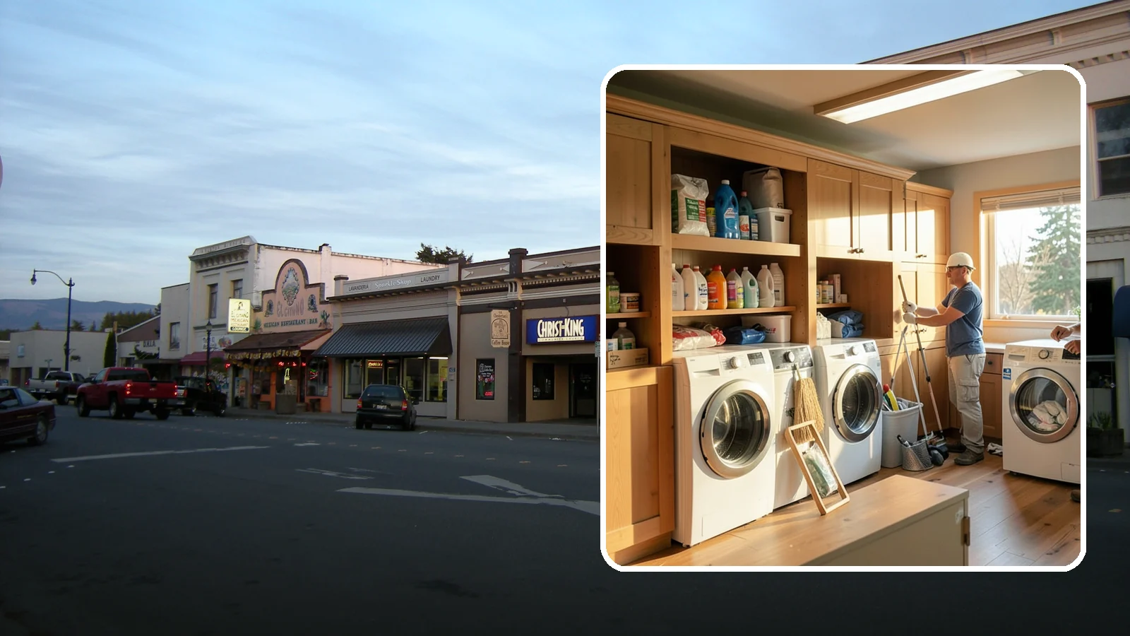 Laundry Room Cabinetry in Burlington, Skagit County, WA - Installing practical laundry room cabinetry that organizes supplies and hides clutter around your machines.
