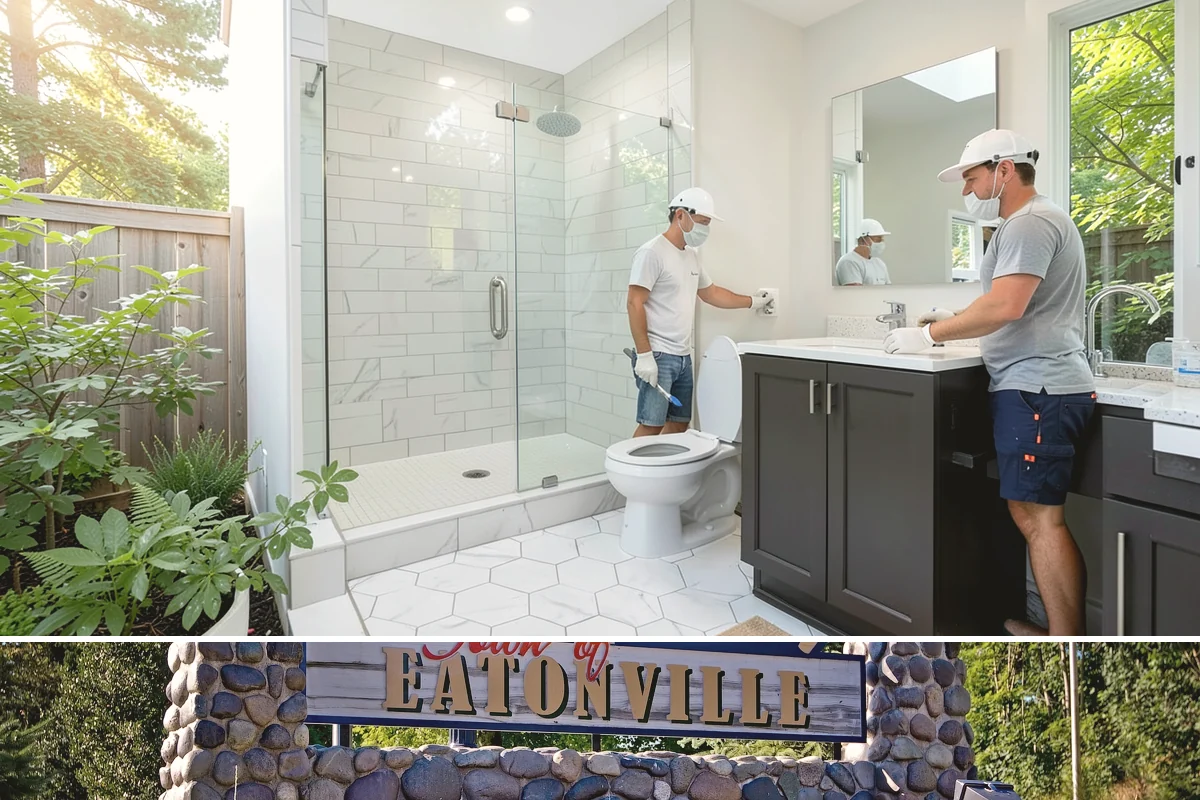 Laundry Room Cabinetry in Eatonville, Pierce County, WA - Laundry cabinetry is indoor work completed in any season to match your project schedule.