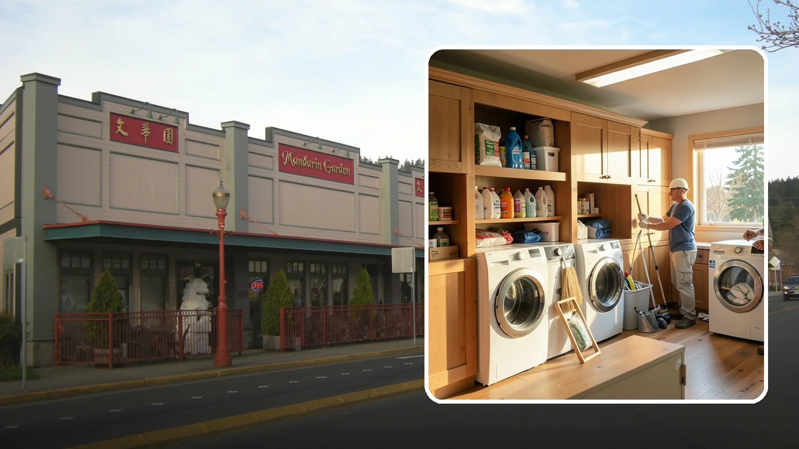 Laundry Room Cabinetry in Issaquah, King County, WA - Installing practical laundry room cabinetry that organizes supplies and hides clutter around your machines.