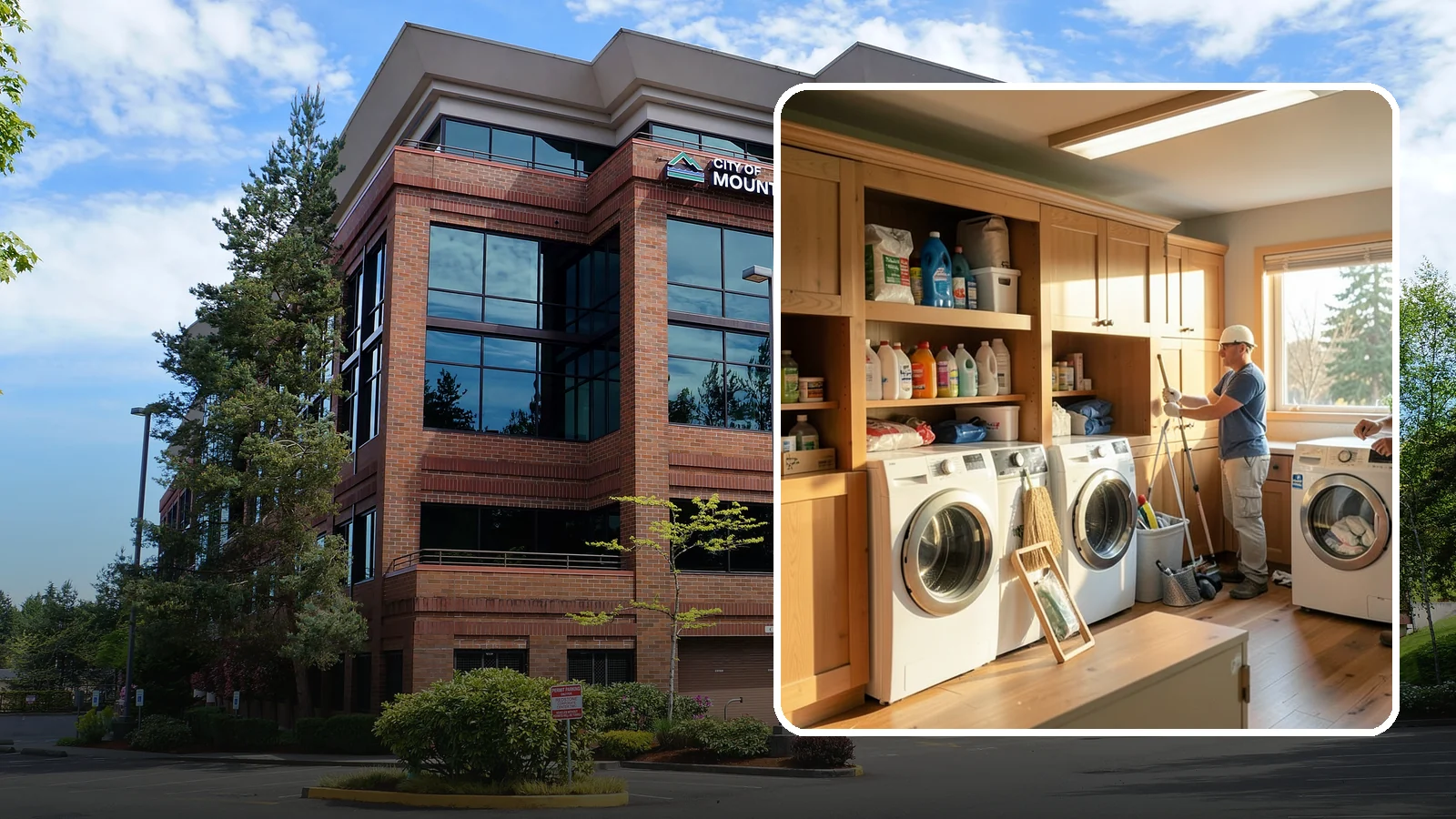 Laundry Room Cabinetry in Mountlake Terrace, Snohomish County, WA - Installing practical laundry room cabinetry that organizes supplies and hides clutter around your machines.