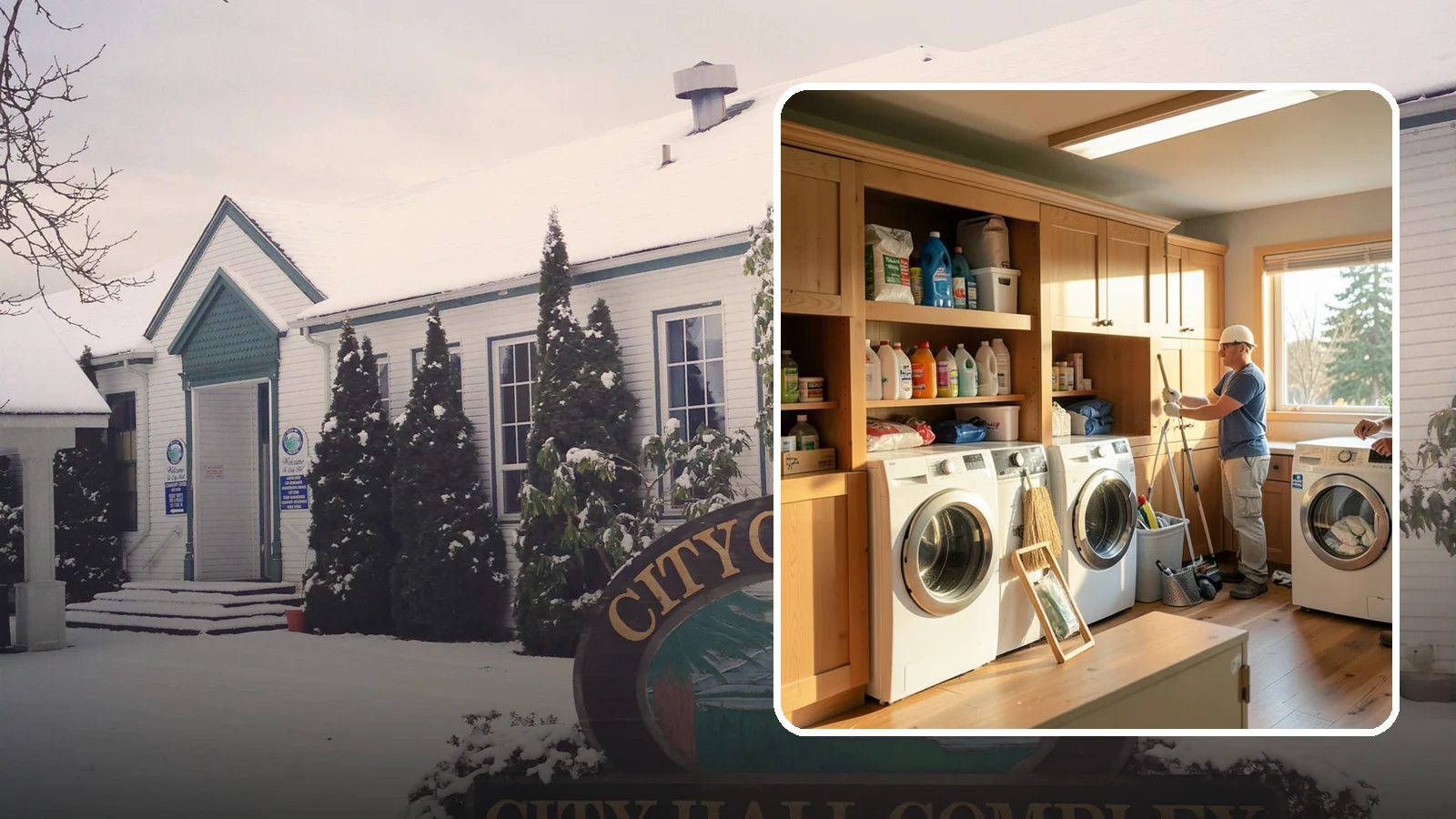 Laundry Room Cabinetry in Pacific, King County, WA - Installing practical laundry room cabinetry that organizes supplies and hides clutter around your machines.