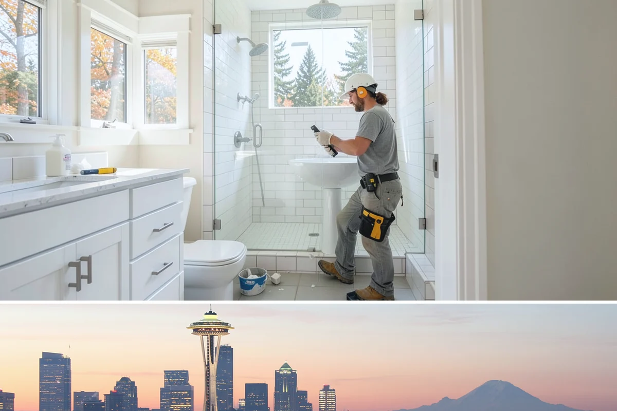 Laundry Room Cabinetry in Seattle, King County, WA - Laundry cabinetry is indoor work completed in any season to match your project schedule.