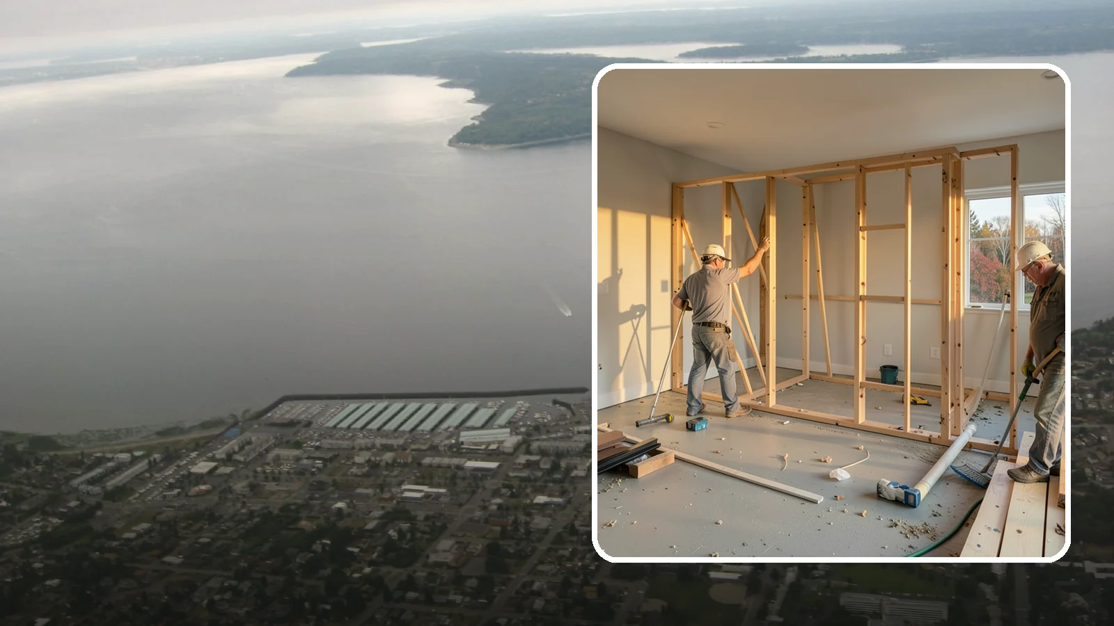 Laundry Room Construction in Des Moines, King County, WA - We build brand-new laundry rooms from the framing up, engineered for Western Washington's wet climate and seismic code.