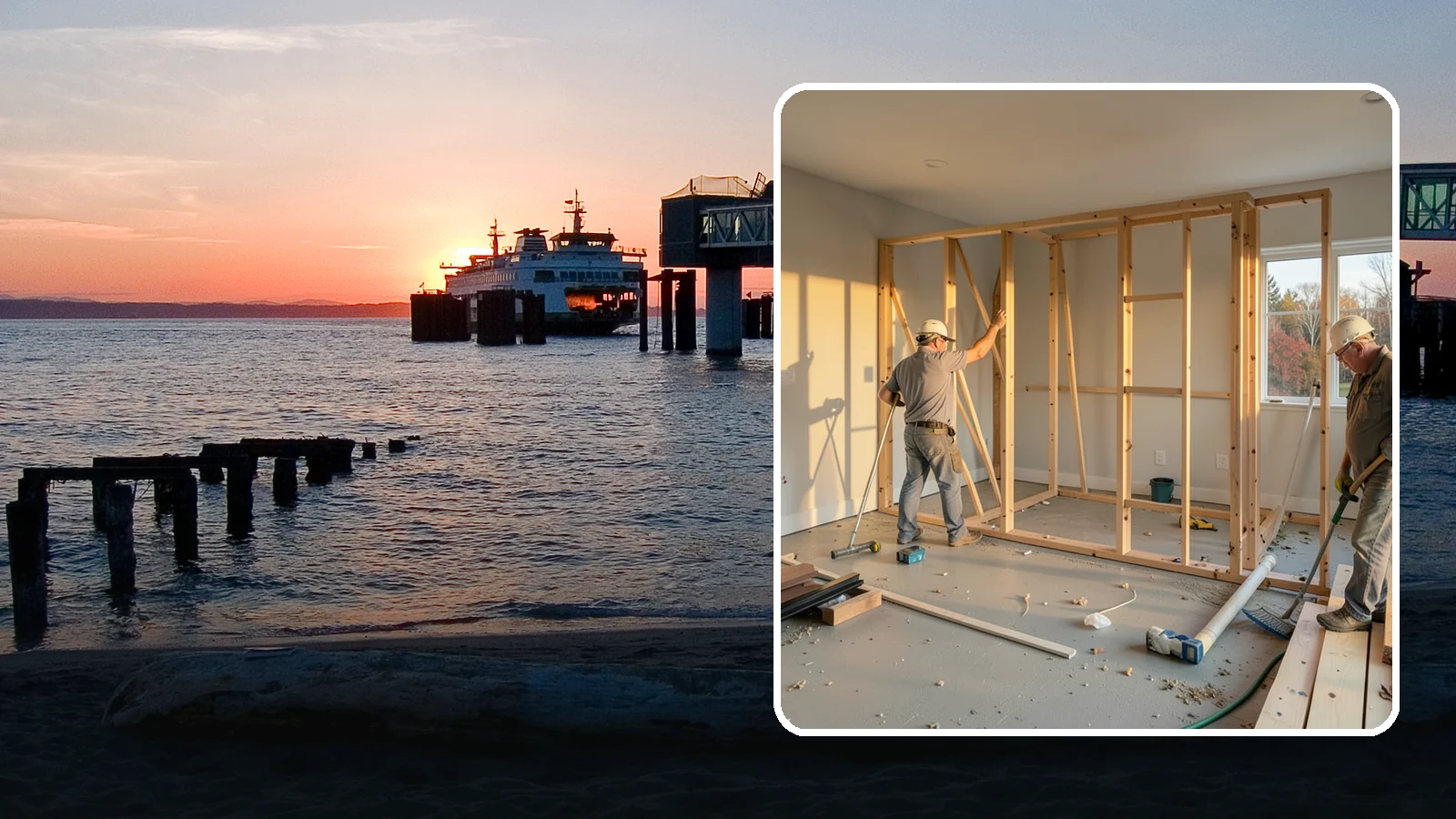 Laundry Room Construction in Edmonds, Snohomish County, WA - We build brand-new laundry rooms from the framing up, engineered for Western Washington's wet climate and seismic code.