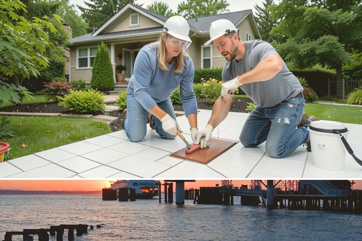 Laundry Room Construction in Edmonds, Snohomish County, WA - Drier months from late spring through early fall are best when new construction touches exterior walls or venting penetrations...
