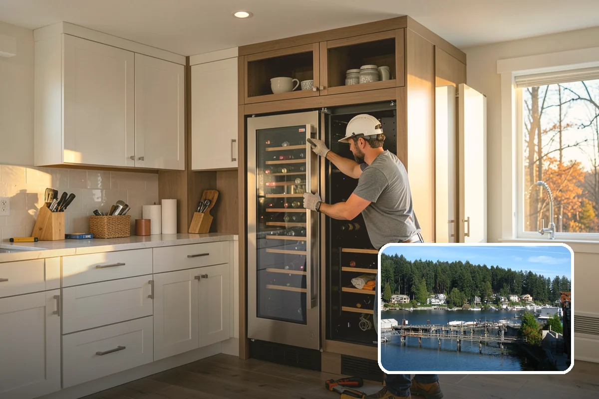 Laundry Room Construction in Gig Harbor, Pierce County, WA - A dedicated space that removes laundry from cramped closets or garages