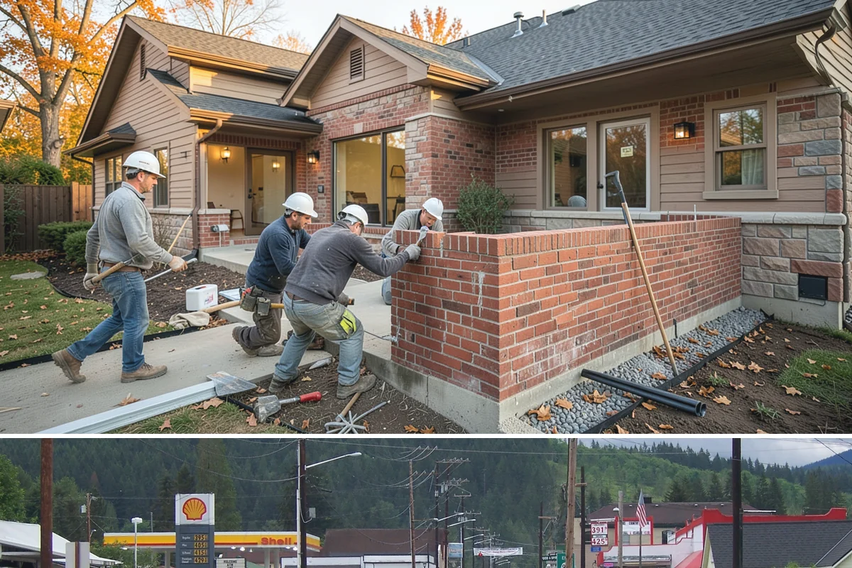 Laundry Room Construction in Granite Falls, Snohomish County, WA - Drier months from late spring through early fall are best when new construction touches exterior walls or venting penetrations...
