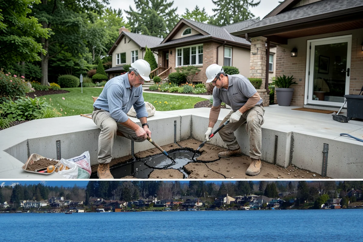 Laundry Room Construction in Lake Stevens, Snohomish County, WA - Drier months from late spring through early fall are best when new construction touches exterior walls or venting penetrations...