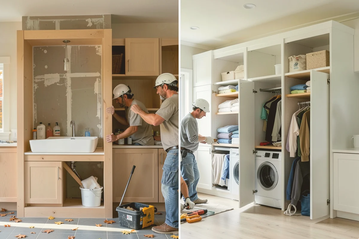 Laundry Room Construction in Langley, Island County, WA - Assess the location, utilities access, and structural needs for the new room
