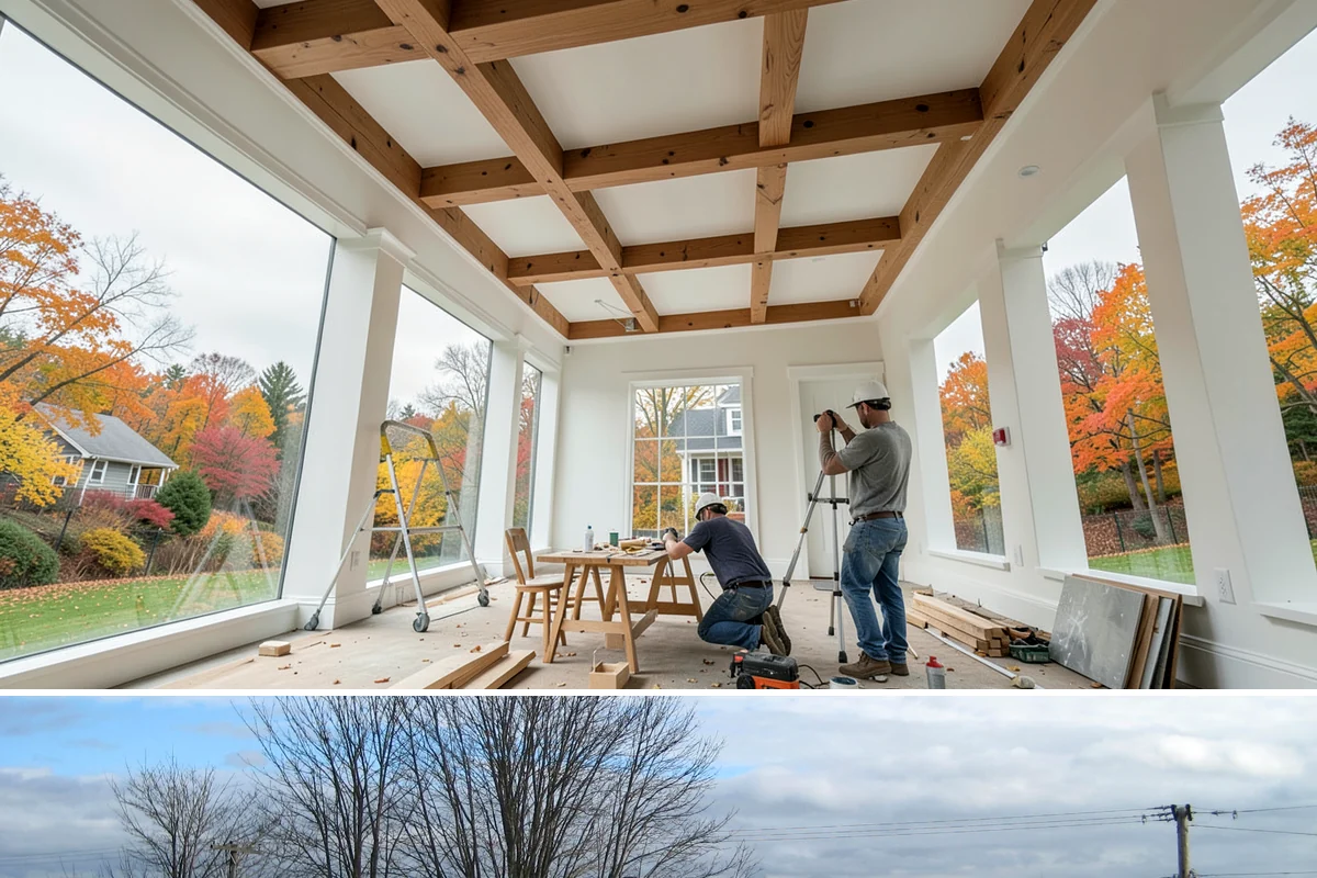 Laundry Room Construction in Langley, Island County, WA - Drier months from late spring through early fall are best when new construction touches exterior walls or venting penetrations...