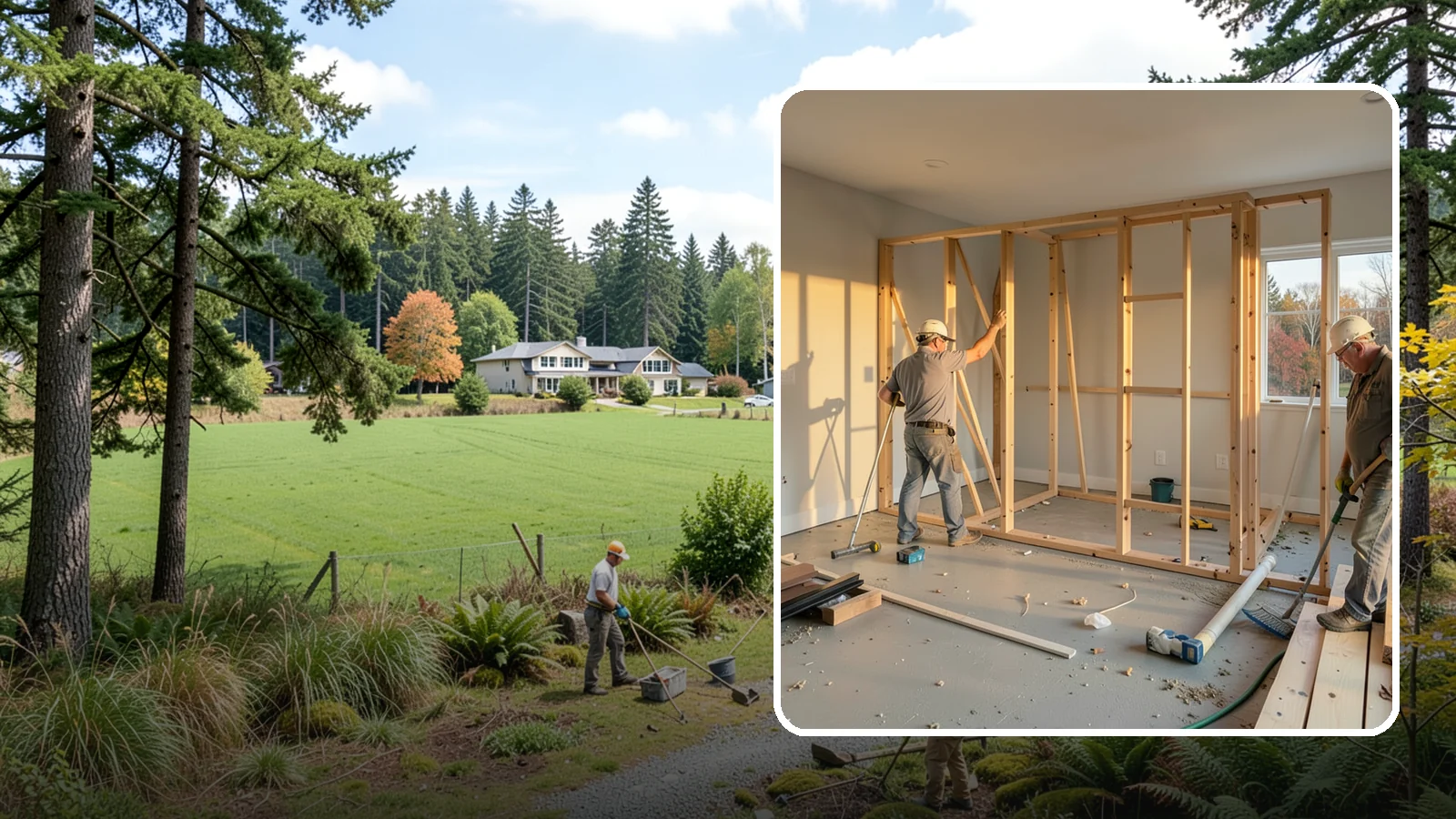 Laundry Room Construction in Lyman, Skagit County, WA - We build brand-new laundry rooms from the framing up, engineered for Western Washington's wet climate and seismic code.