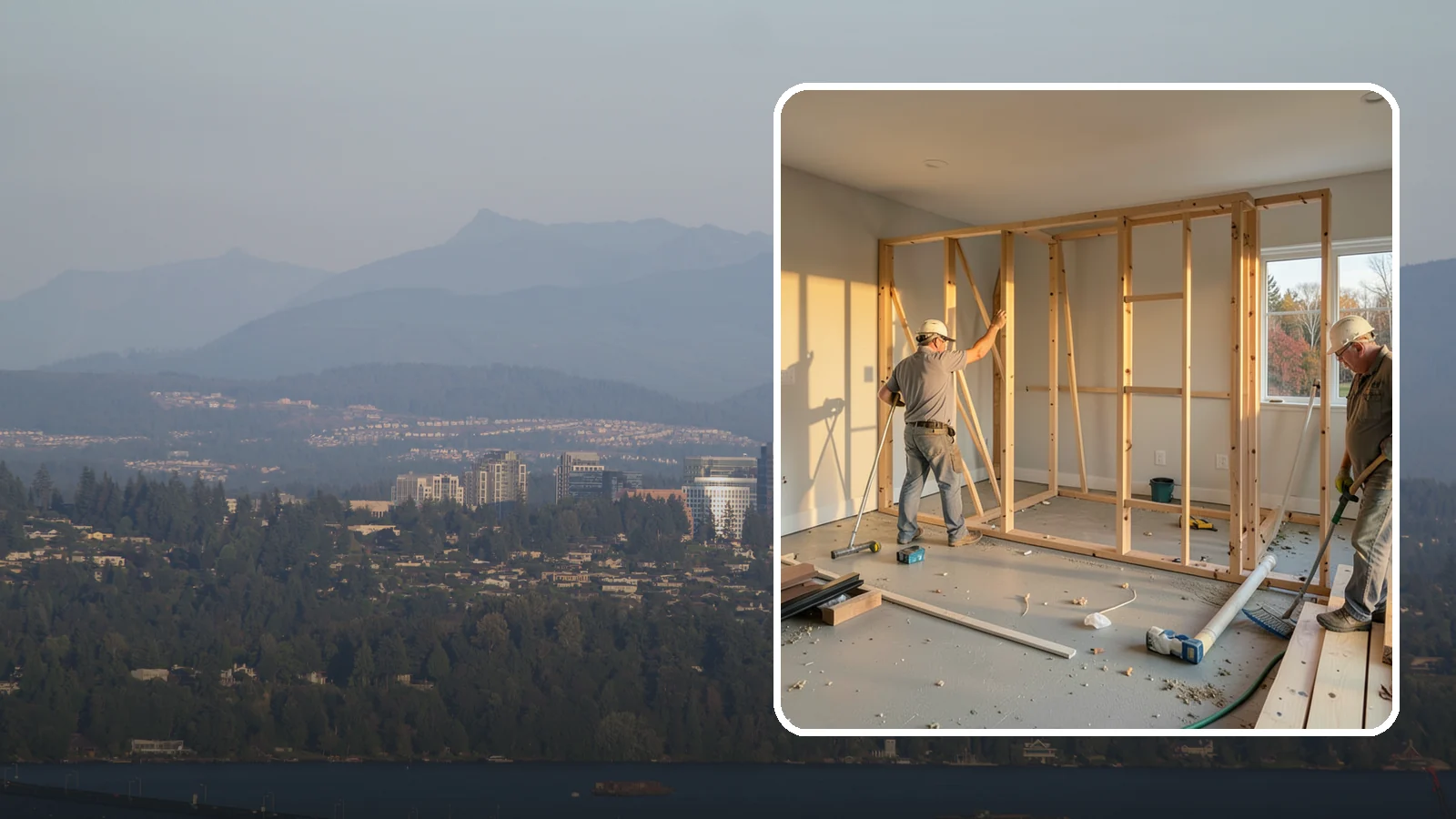 Laundry Room Construction in Medina, King County, WA - We build brand-new laundry rooms from the framing up, engineered for Western Washington's wet climate and seismic code.