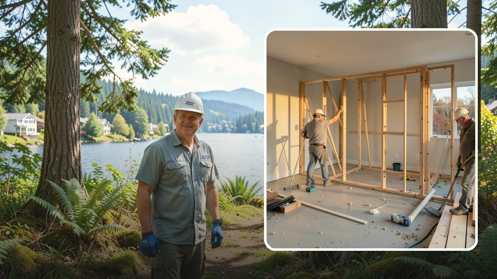 Laundry Room Construction in Milton, King County, WA - We build brand-new laundry rooms from the framing up, engineered for Western Washington's wet climate and seismic code.
