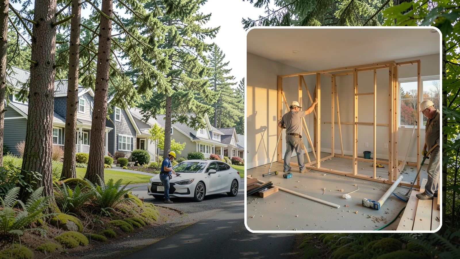 Laundry Room Construction in Normandy Park, King County, WA - We build brand-new laundry rooms from the framing up, engineered for Western Washington's wet climate and seismic code.