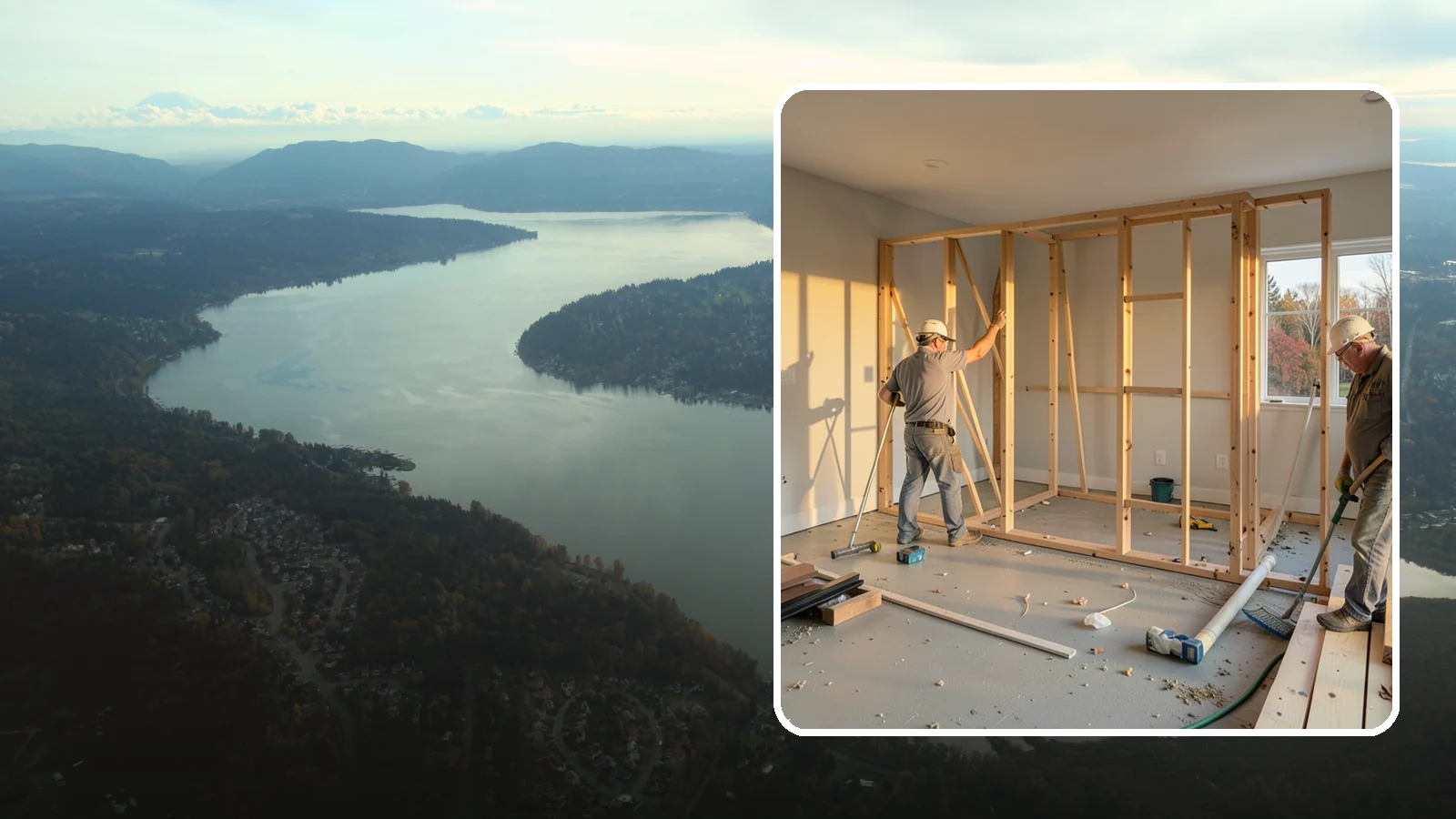 Laundry Room Construction in Sammamish, King County, WA - We build brand-new laundry rooms from the framing up, engineered for Western Washington's wet climate and seismic code.