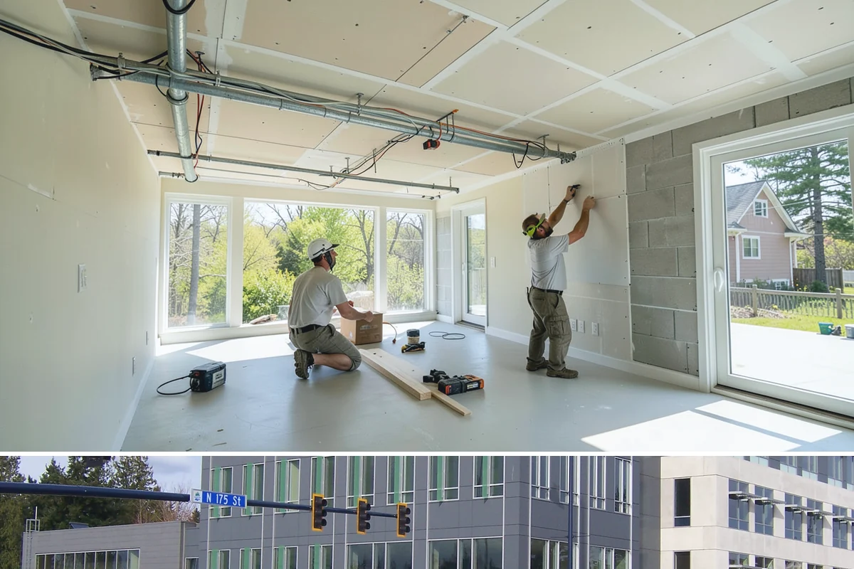 Laundry Room Construction in Shoreline, King County, WA - Drier months from late spring through early fall are best when new construction touches exterior walls or venting penetrations...