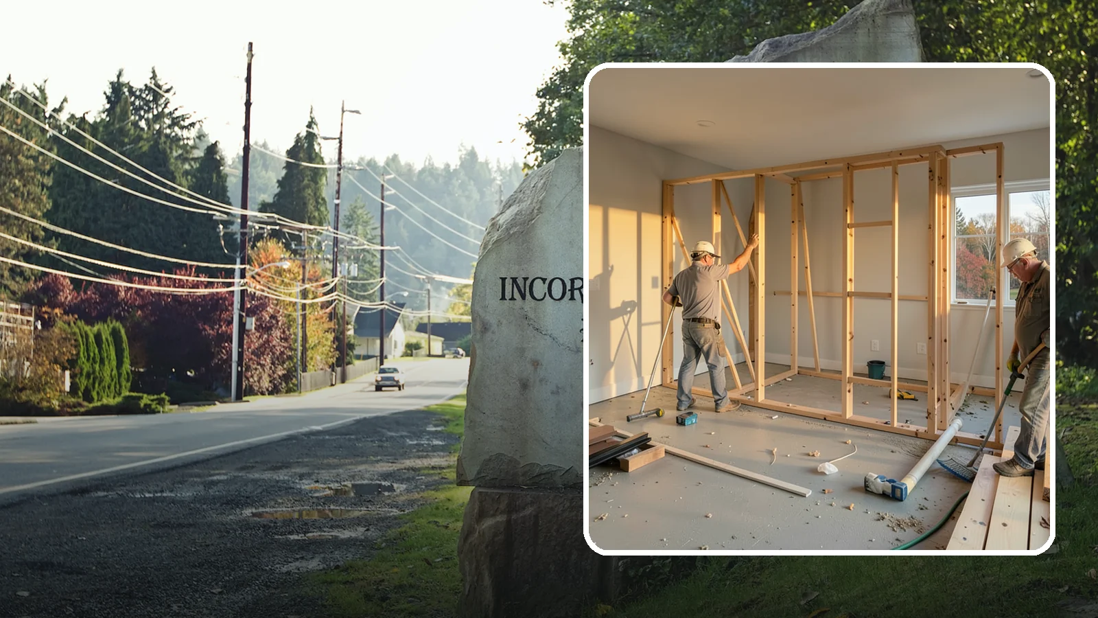 Laundry Room Construction in Wilkeson, Pierce County, WA - We build brand-new laundry rooms from the framing up, engineered for Western Washington's wet climate and seismic code.