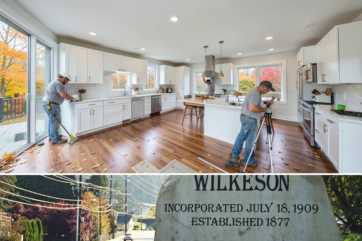 Laundry Room Construction in Wilkeson, Pierce County, WA - Drier months from late spring through early fall are best when new construction touches exterior walls or venting penetrations...