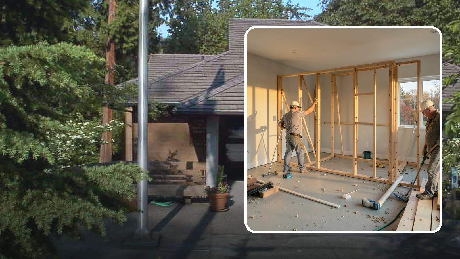 Laundry Room Construction in Yarrow Point, King County, WA - We build brand-new laundry rooms from the framing up, engineered for Western Washington's wet climate and seismic code.
