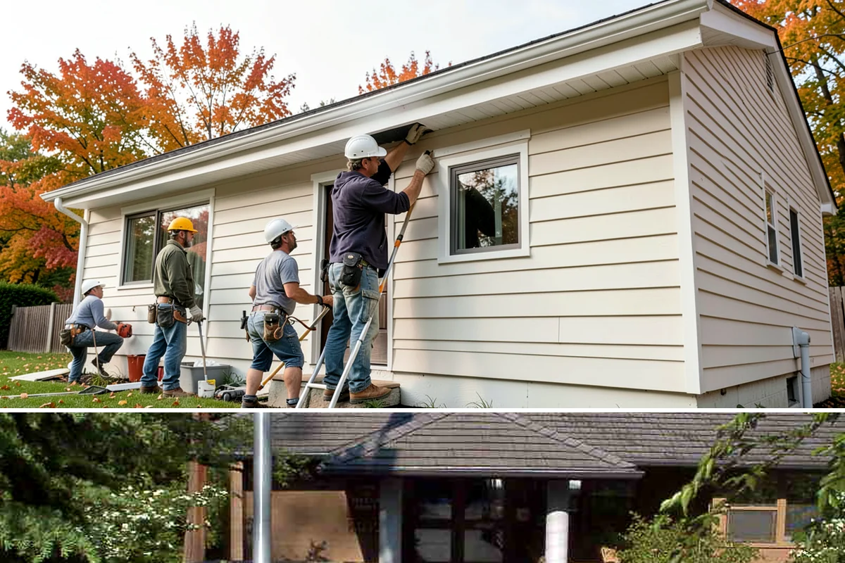 Laundry Room Construction in Yarrow Point, King County, WA - Drier months from late spring through early fall are best when new construction touches exterior walls or venting penetrations...