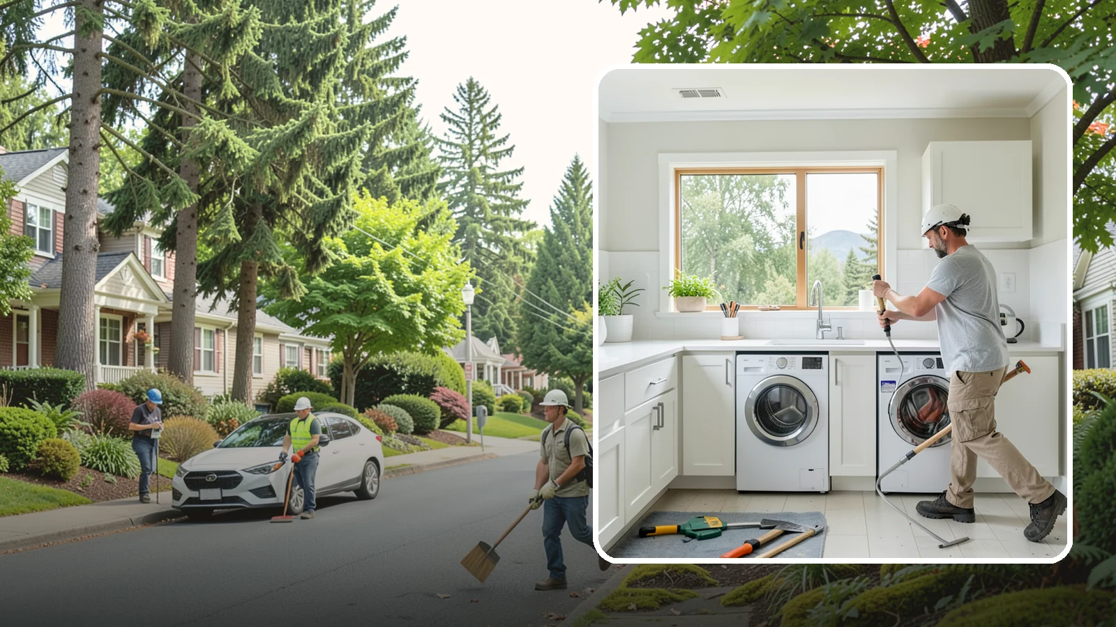 Laundry Room Remodeling in Beaux Arts Village, King County, WA - We remodel tired Puget Sound laundry rooms into bright, efficient spaces built to handle the region's constant moisture.