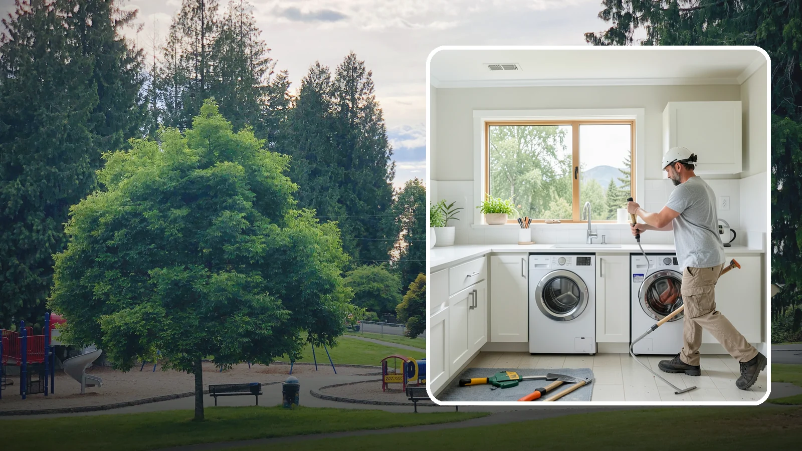 Laundry Room Remodeling in Bonney Lake, Pierce County, WA - We remodel tired Puget Sound laundry rooms into bright, efficient spaces built to handle the region's constant moisture.