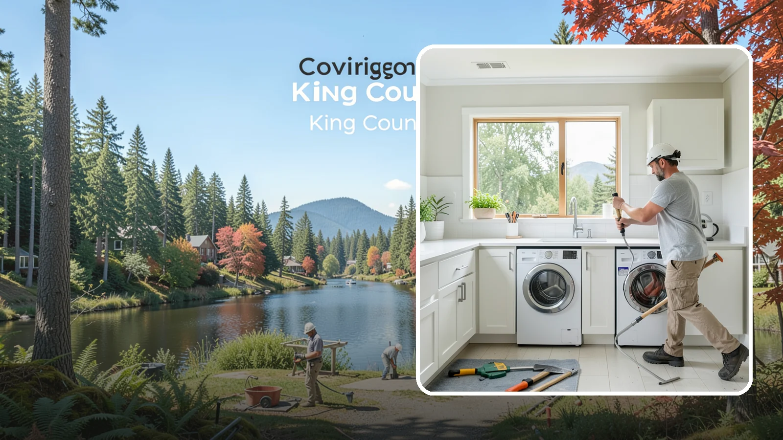 Laundry Room Remodeling in Covington, King County, WA - We remodel tired Puget Sound laundry rooms into bright, efficient spaces built to handle the region's constant moisture.