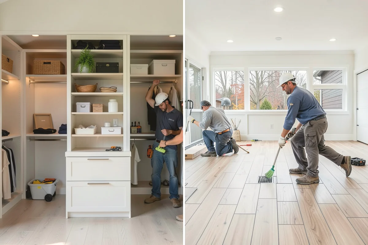 Laundry Room Remodeling in Covington, King County, WA - Walk the existing room and confirm goals, appliance sizes, and budget