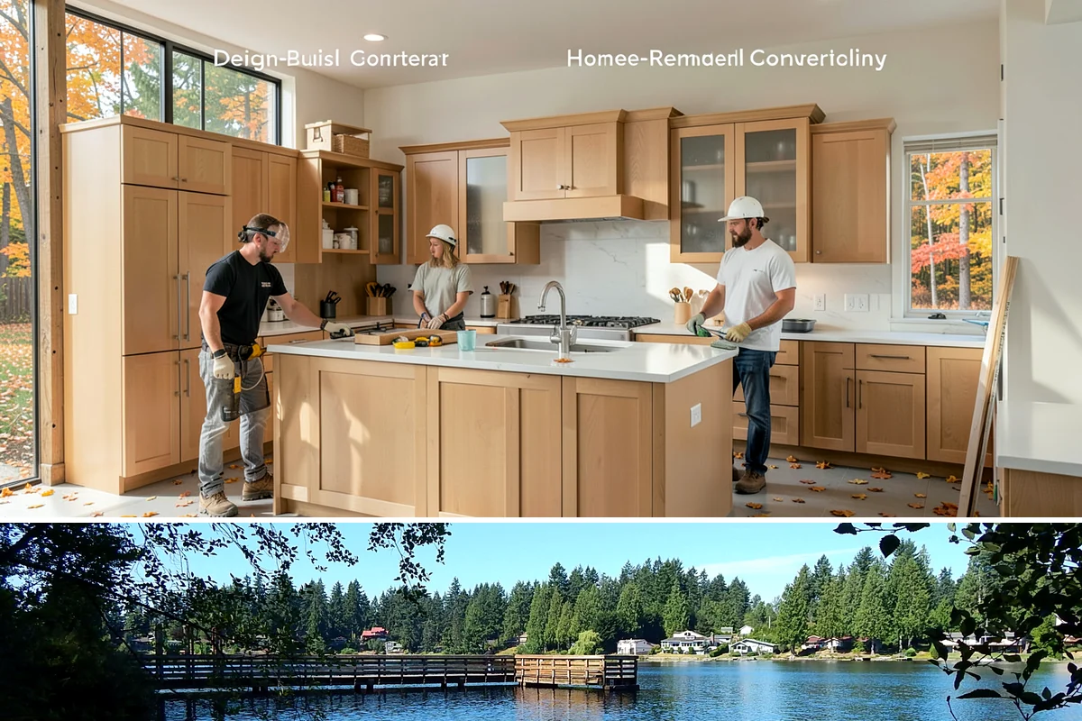 Laundry Room Remodeling in Federal Way, King County, WA - Late fall through winter is an ideal time to remodel an interior laundry room since the work stays dry indoors while PNW rain...