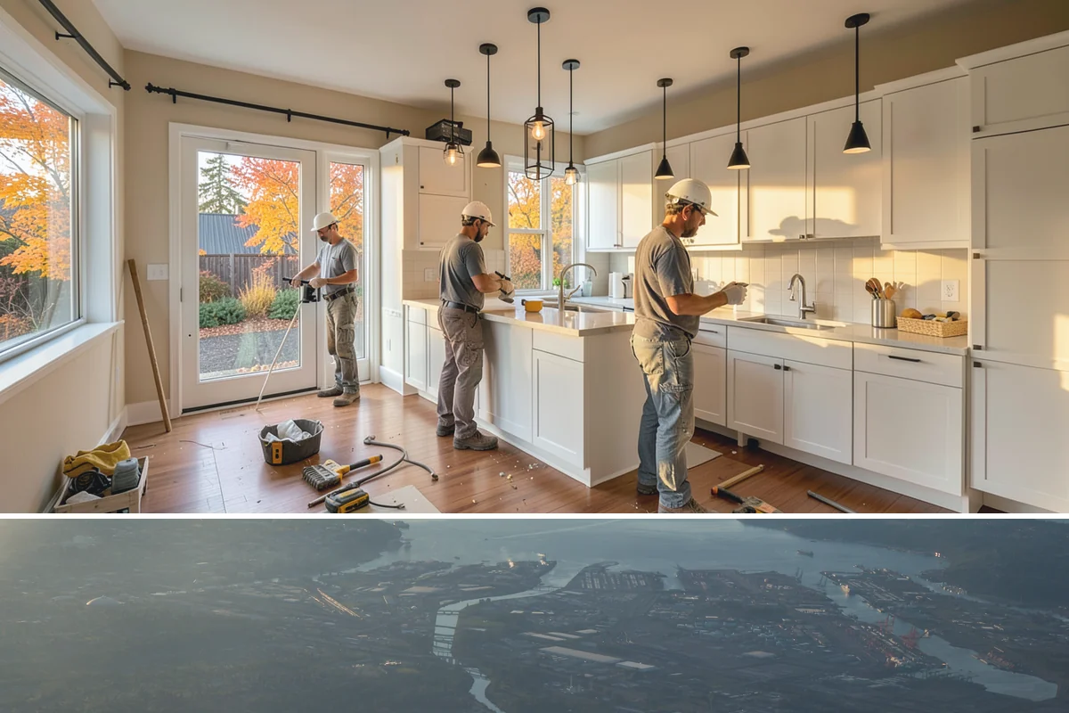 Laundry Room Remodeling in Fife, Pierce County, WA - Late fall through winter is an ideal time to remodel an interior laundry room since the work stays dry indoors while PNW rain...