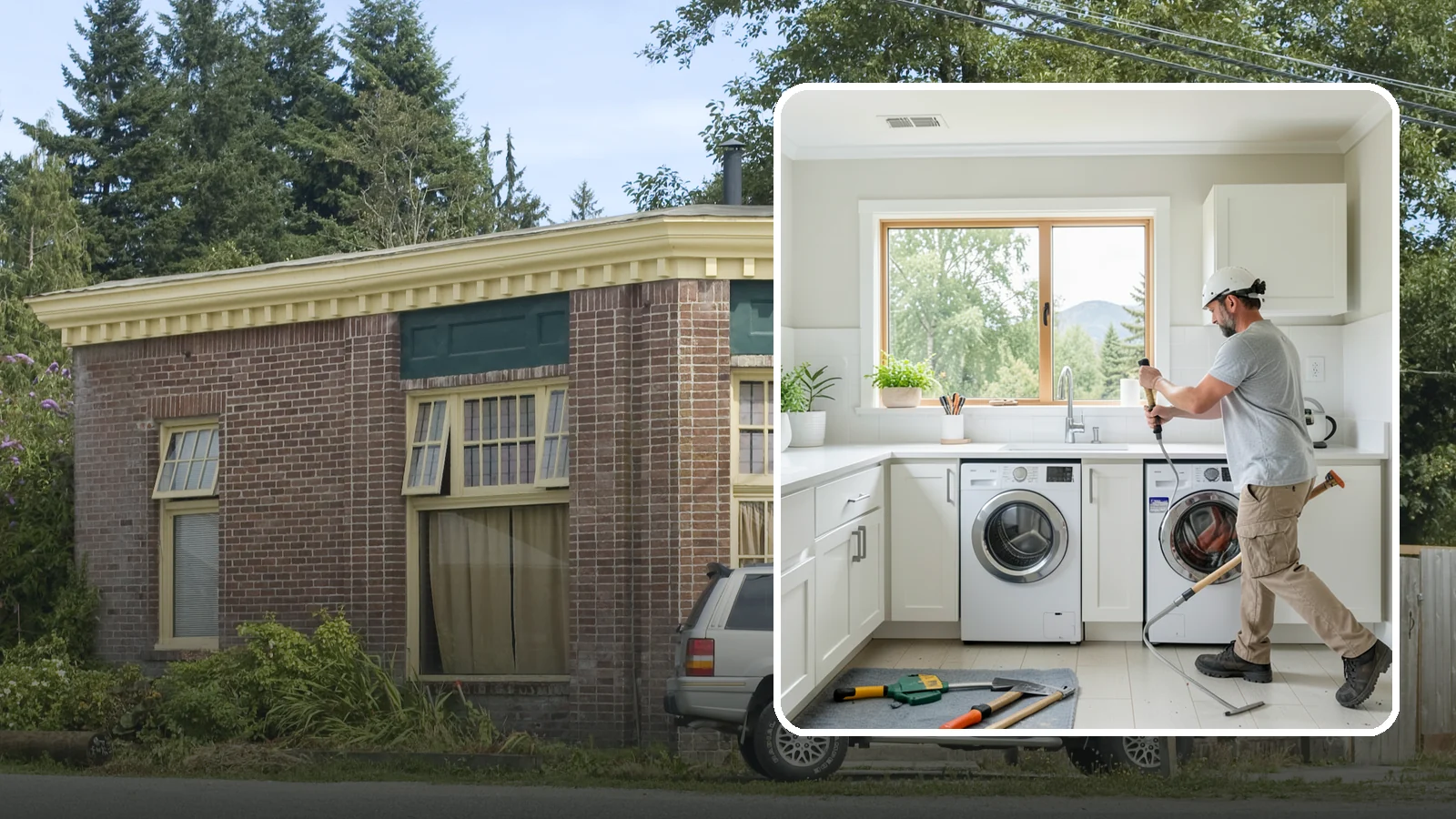 Laundry Room Remodeling in Hamilton, Skagit County, WA - We remodel tired Puget Sound laundry rooms into bright, efficient spaces built to handle the region's constant moisture.