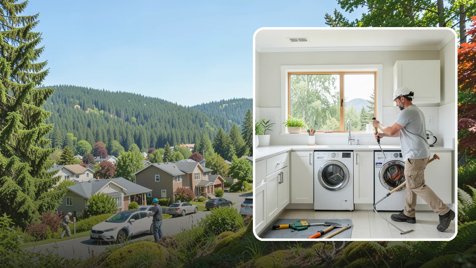 Laundry Room Remodeling in Index, Snohomish County, WA - We remodel tired Puget Sound laundry rooms into bright, efficient spaces built to handle the region's constant moisture.