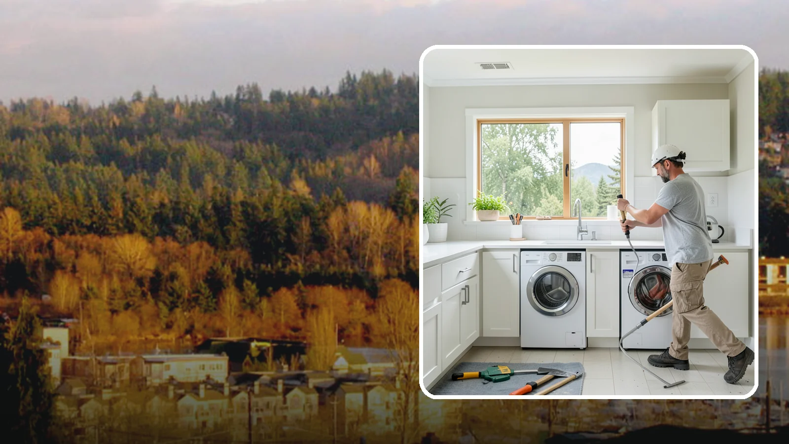 Laundry Room Remodeling in Kenmore, King County, WA - We remodel tired Puget Sound laundry rooms into bright, efficient spaces built to handle the region's constant moisture.
