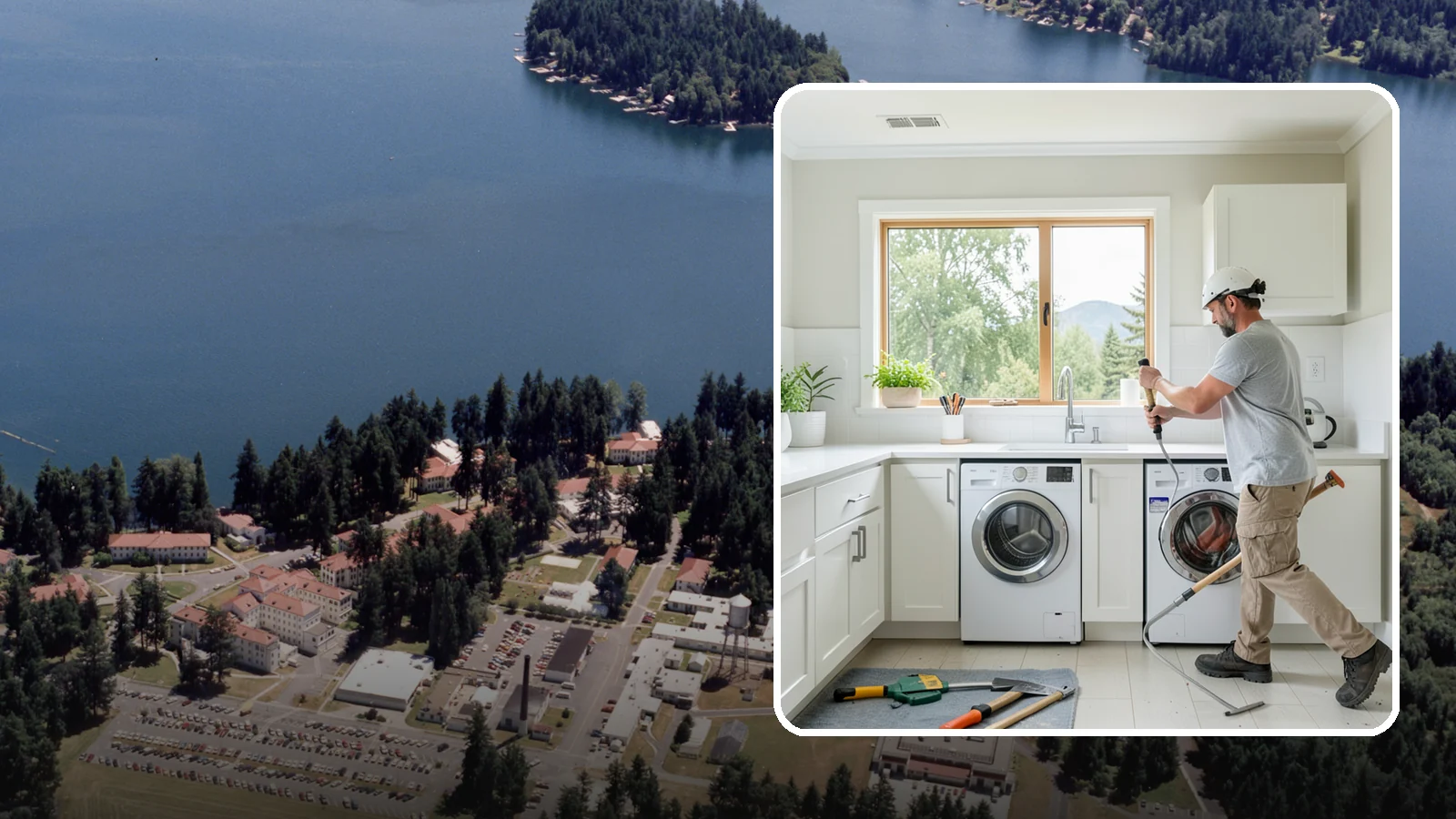Laundry Room Remodeling in Lakewood, Pierce County, WA - We remodel tired Puget Sound laundry rooms into bright, efficient spaces built to handle the region's constant moisture.